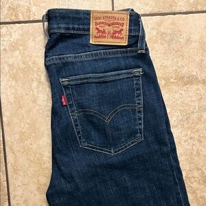 Levi's Dark Blue Denim Jeans